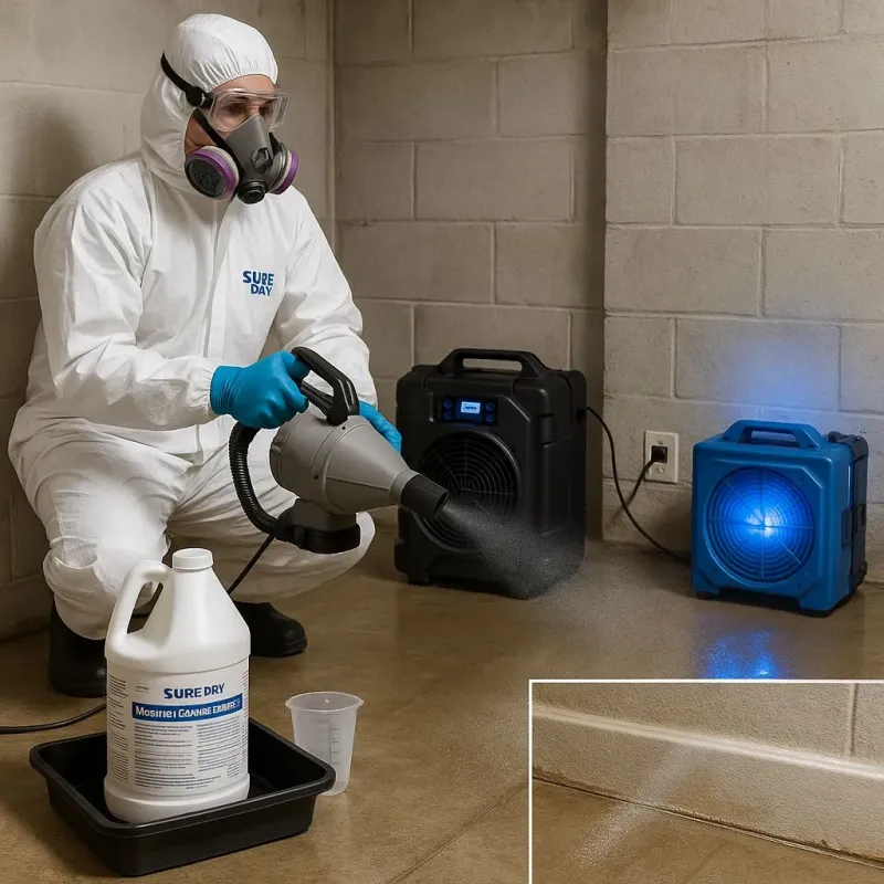 Sanitization and Odor Removal process in Crete, IL