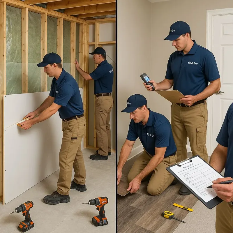 Repairs and Reconstruction process in Crete, IL